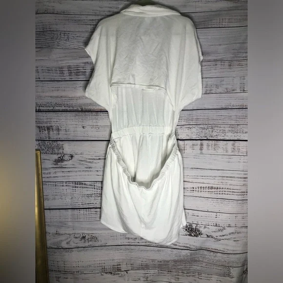 VENUS White Short Sleeve Terry Cloth Romper size 2X NWOT - Picture 13 of 15